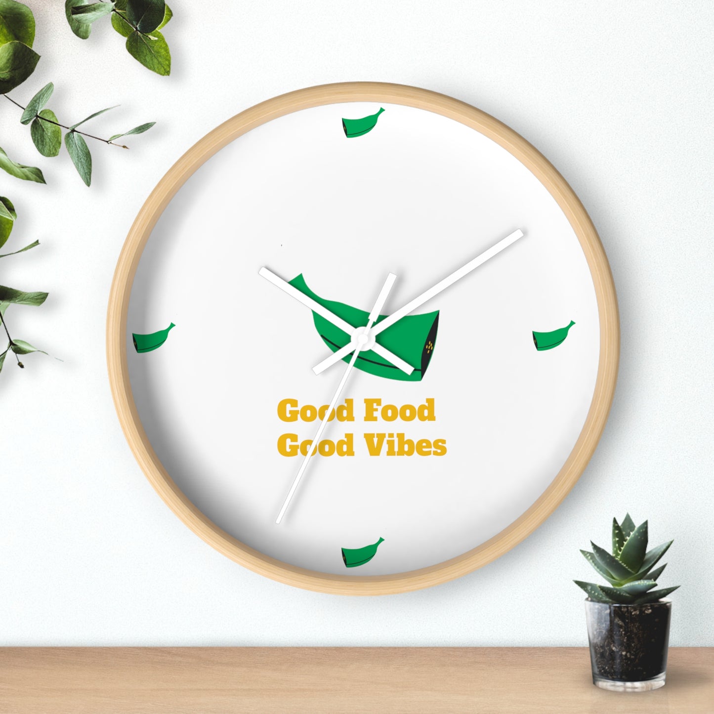 Flavor's Plantain Wall Clock