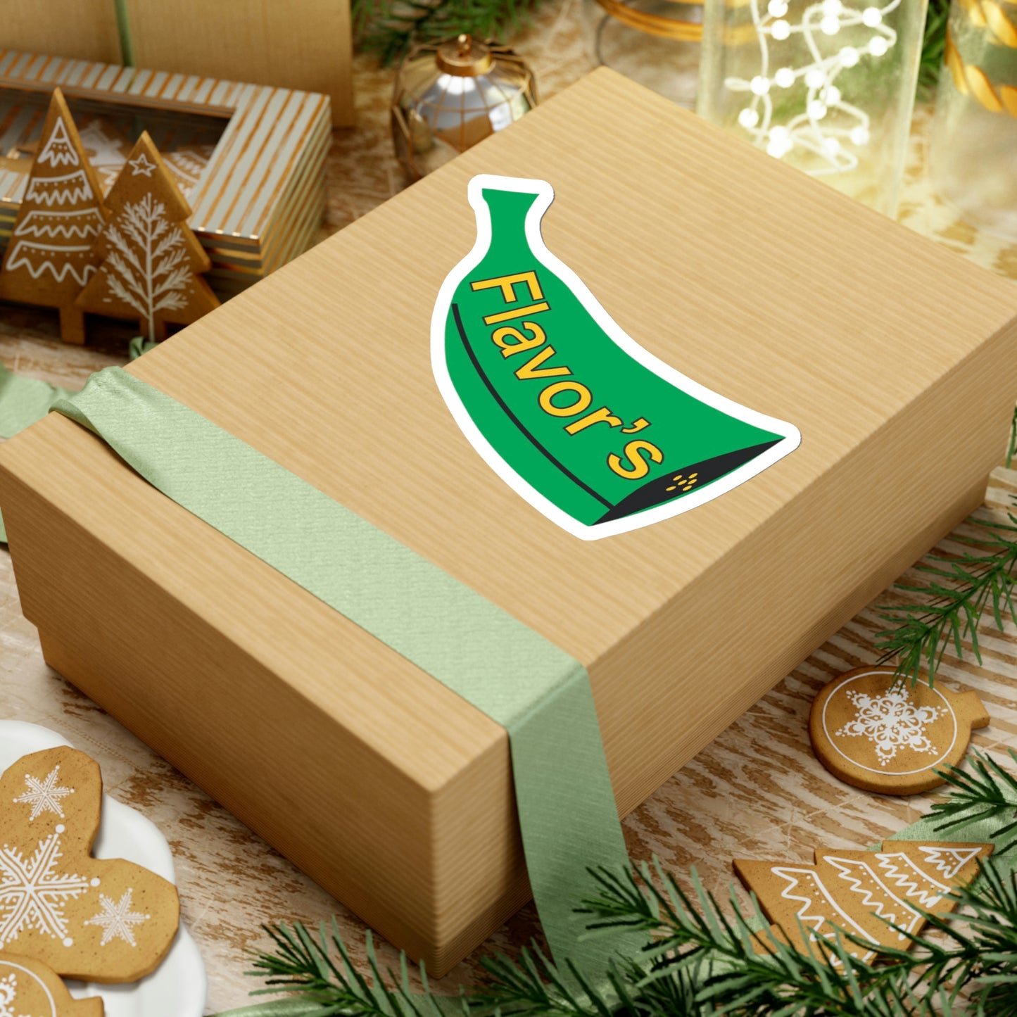 Flavor's Plantain Kiss-Cut Stickers