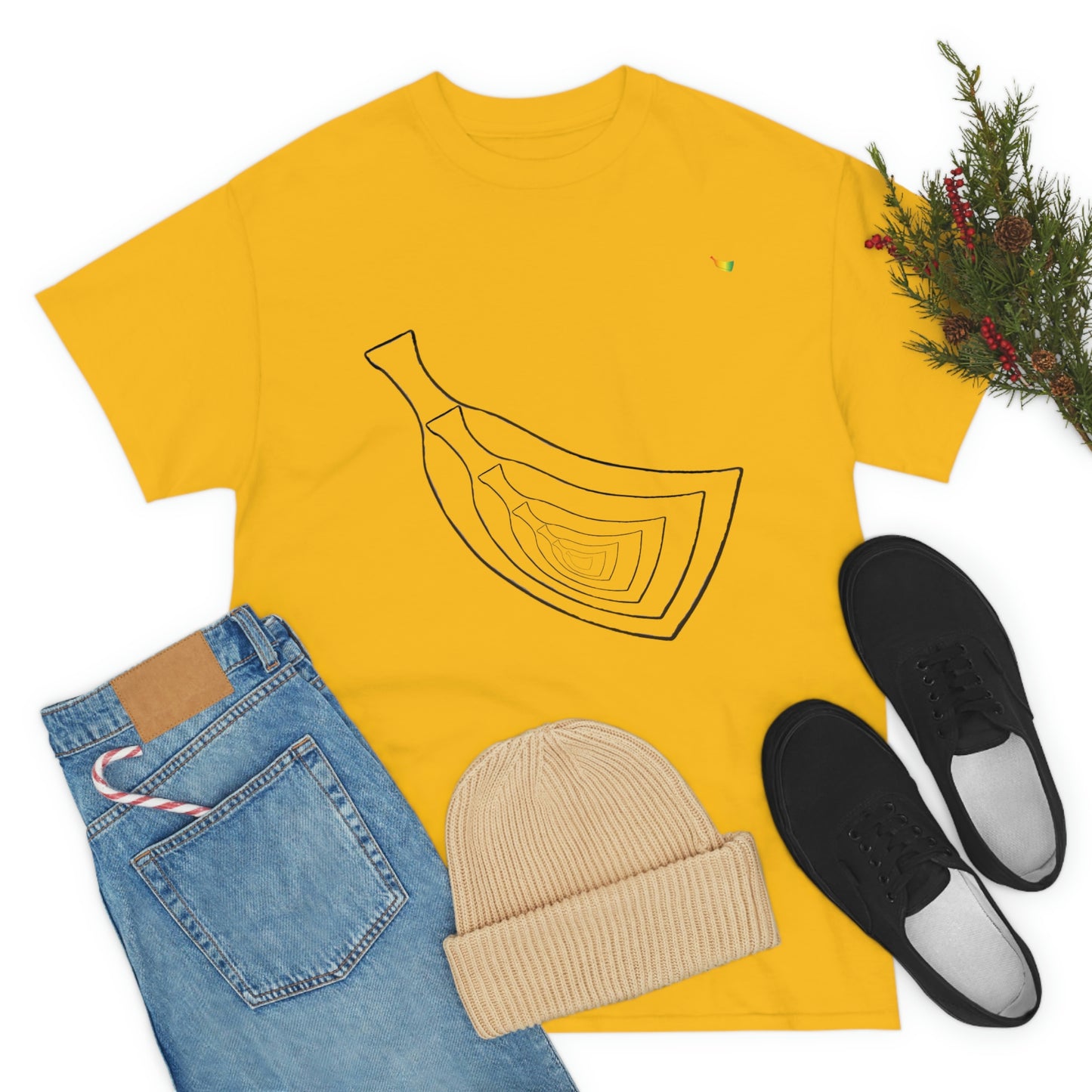 Flavor's Trippy Plantain Heavy Cotton Tee