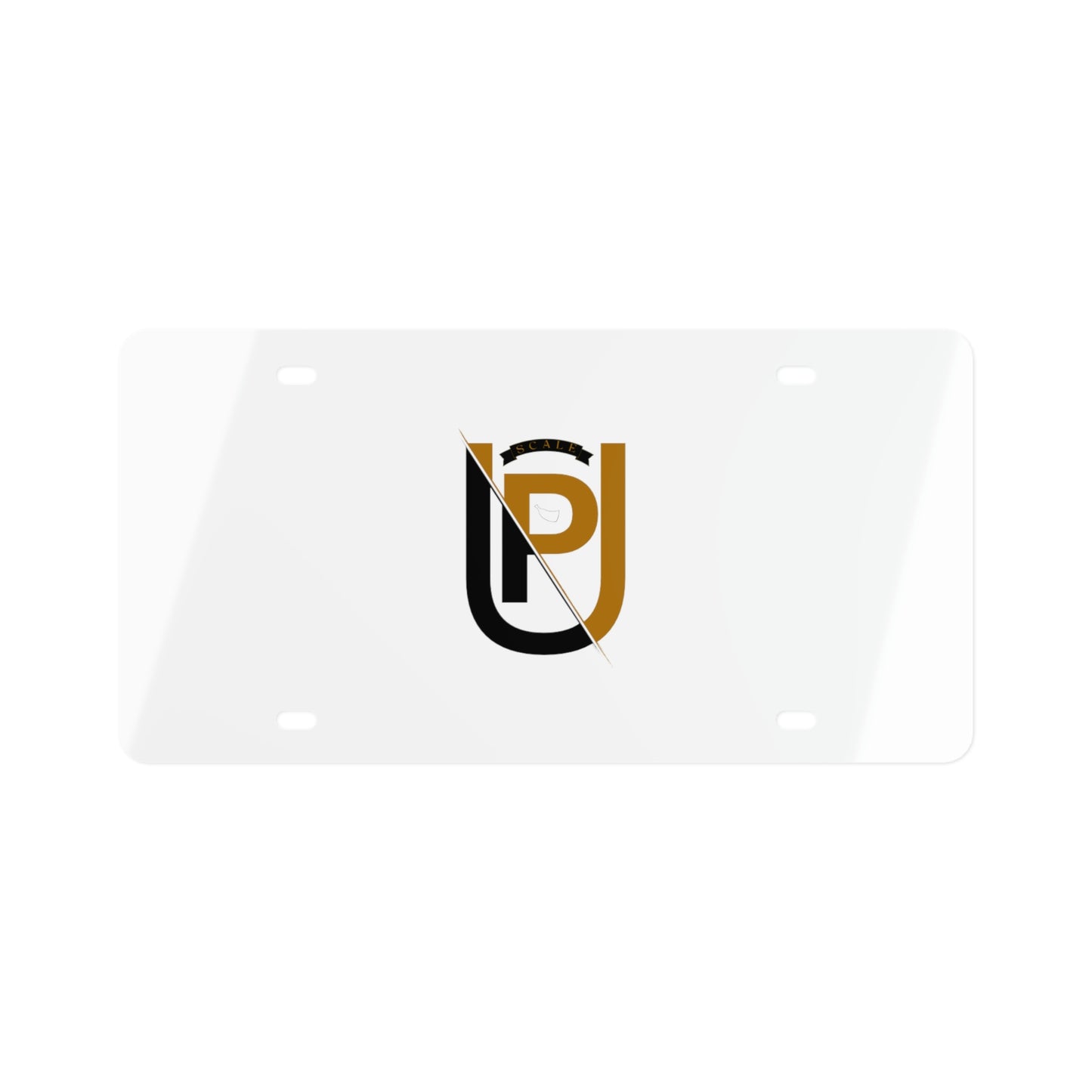 Upscale License Plate