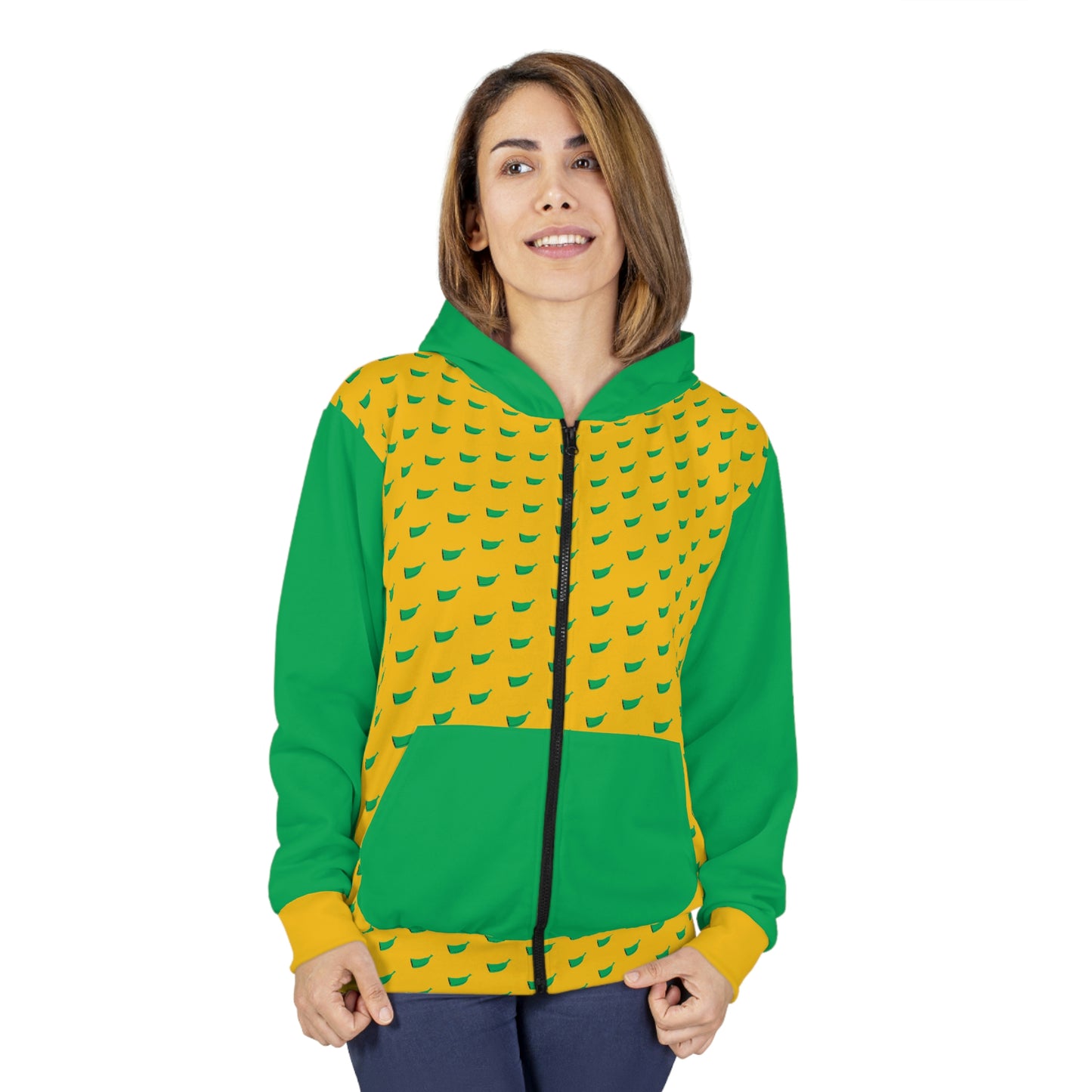 AOP Bold Unisex Zip Hoodie