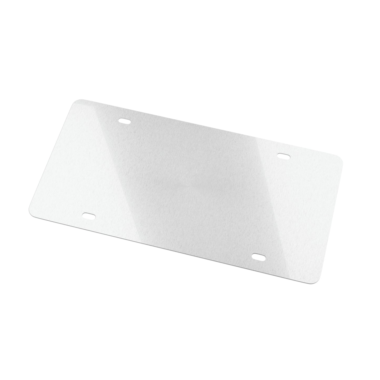Upscale License Plate