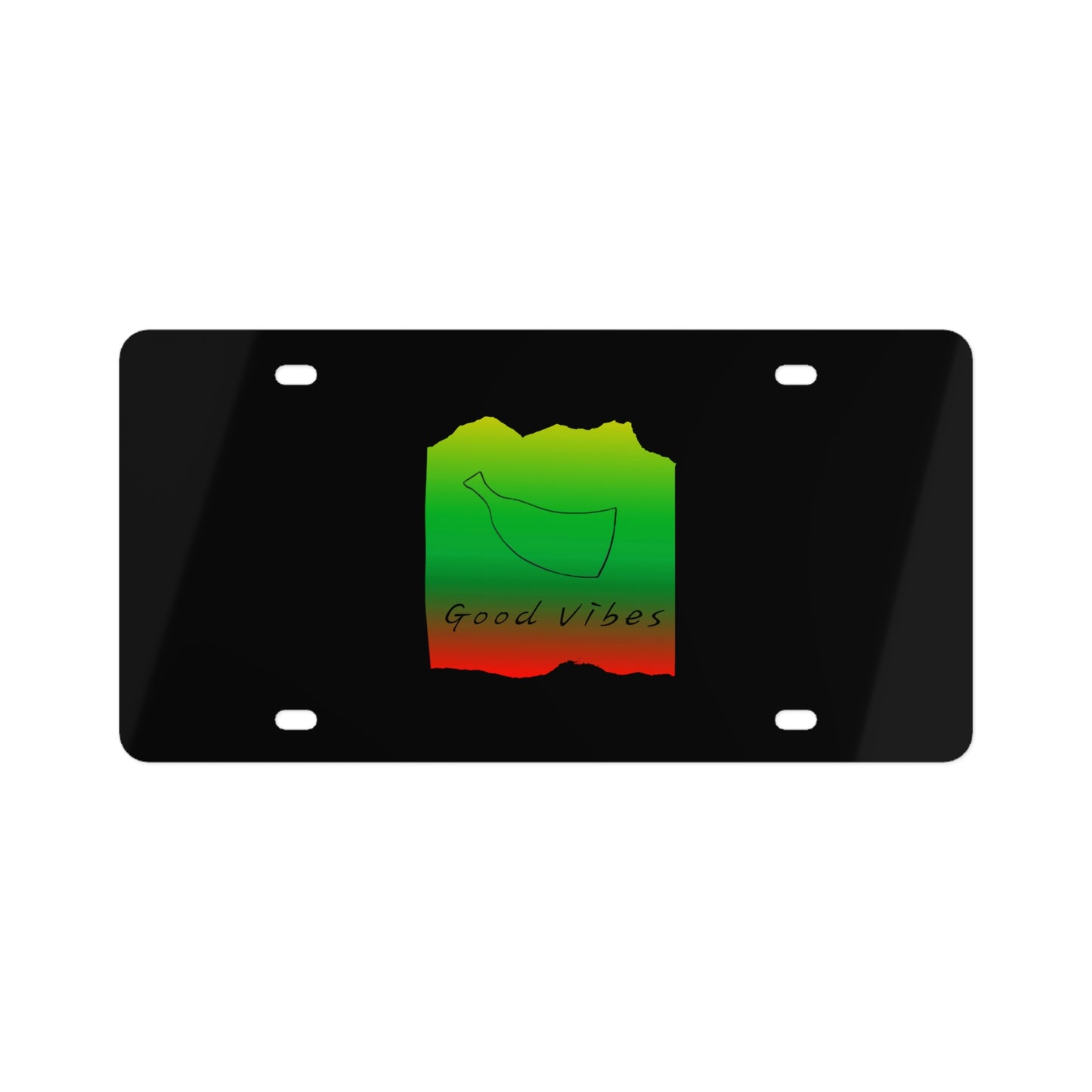Flavor's good Vibes License Plate