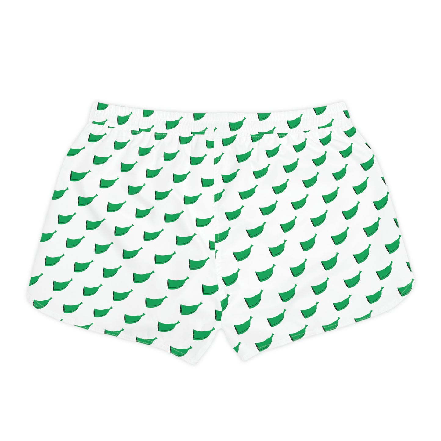 Women's Casual Shorts Green Plantain (AOP)