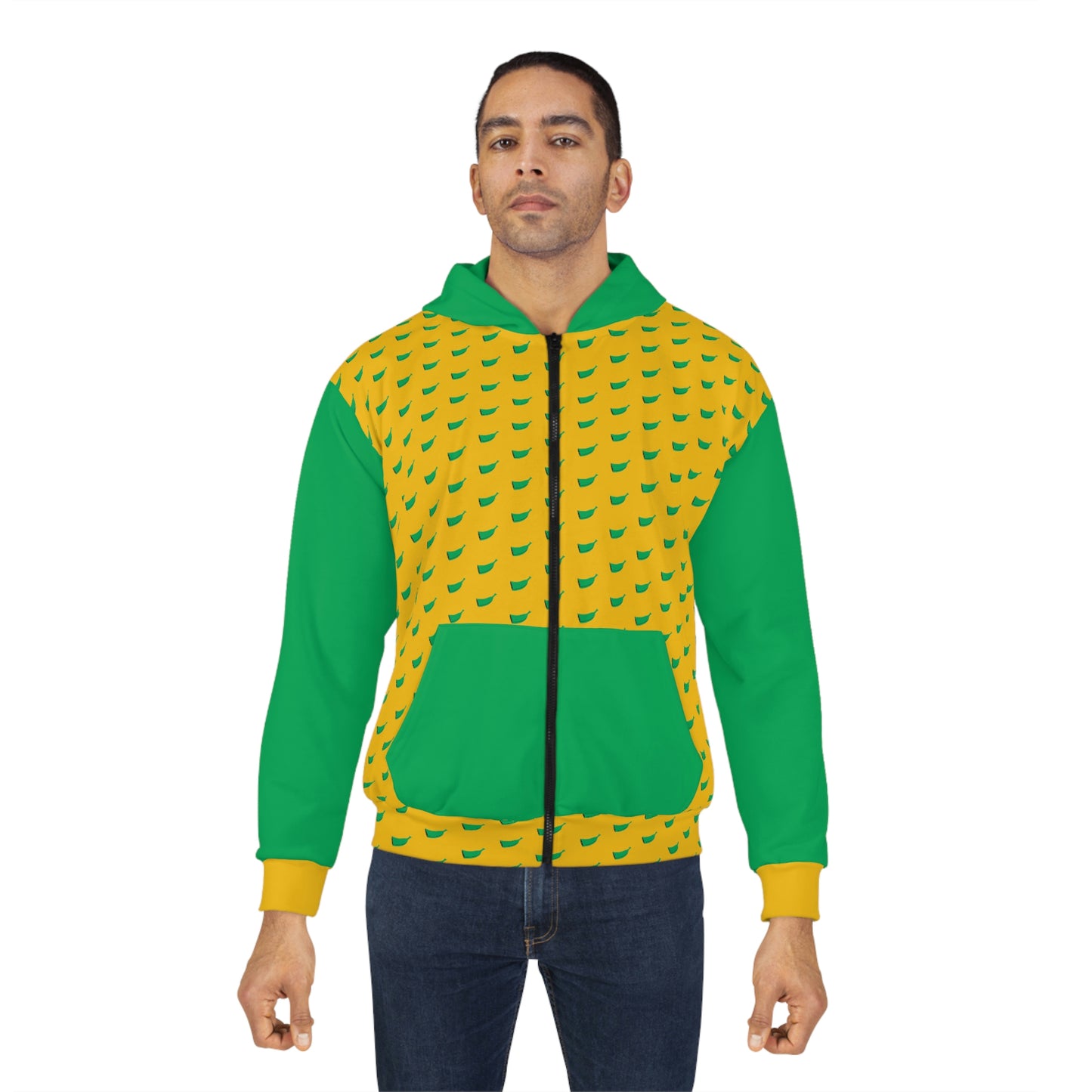 AOP Bold Unisex Zip Hoodie