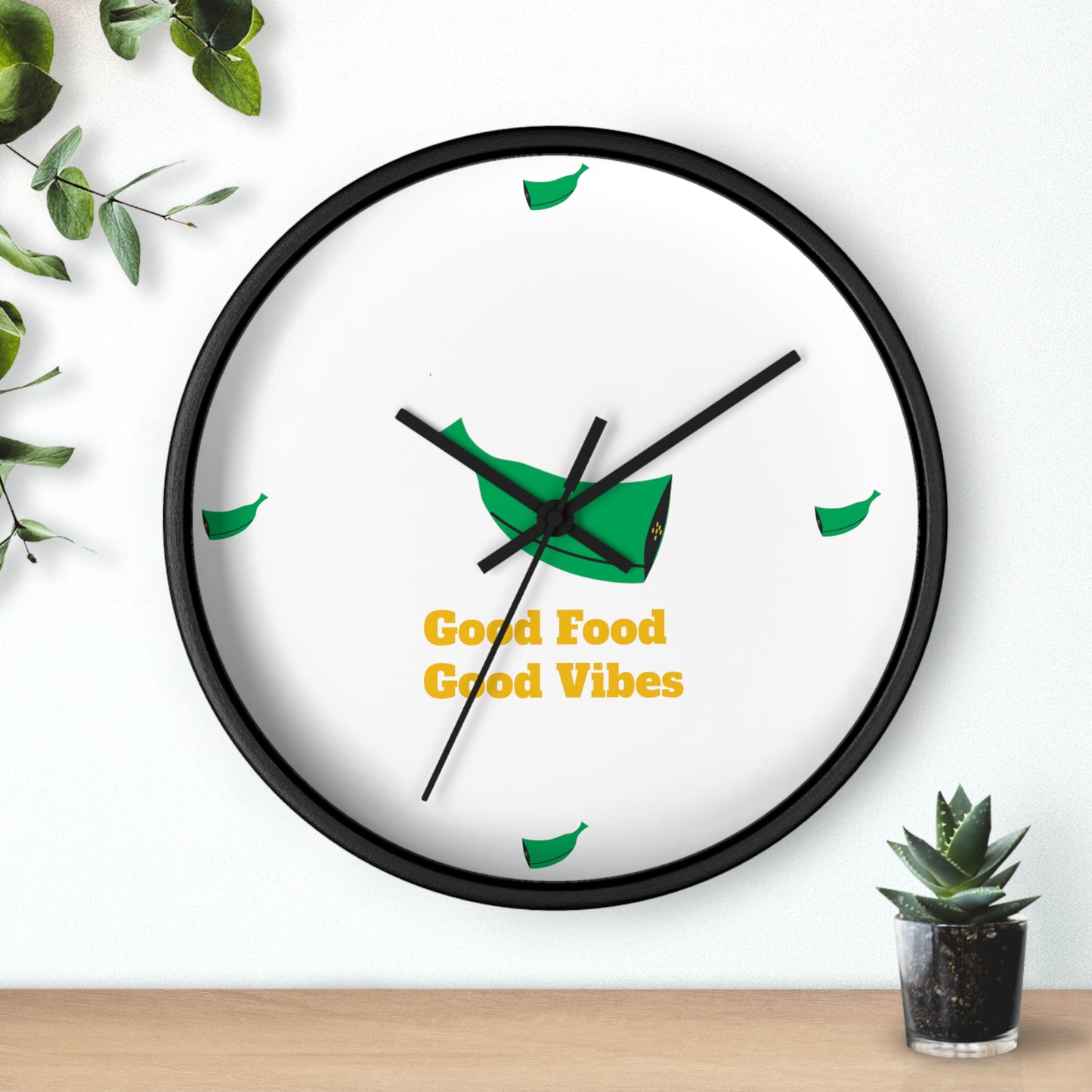 Flavor's Plantain Wall Clock
