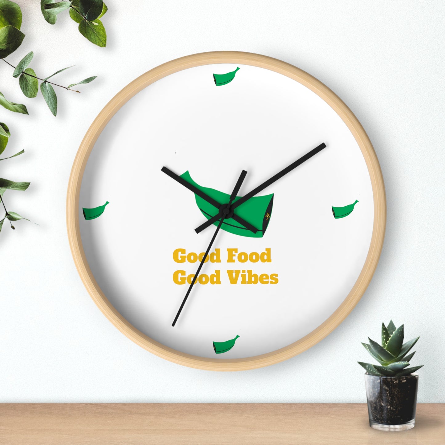 Flavor's Plantain Wall Clock