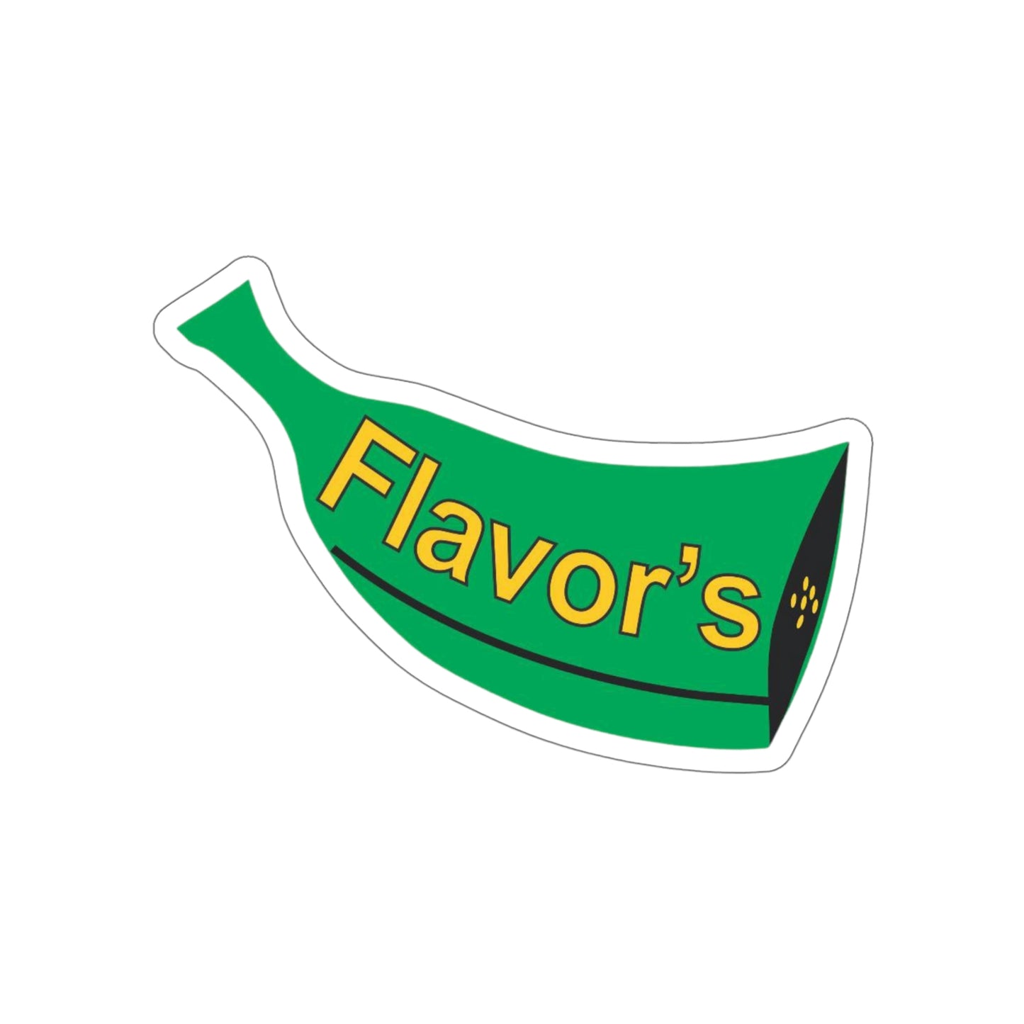 Flavor's Plantain Kiss-Cut Stickers