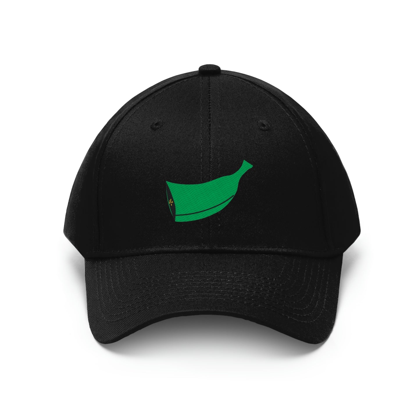 Flavor's Classic Green Plantain Embroidery Unisex Twill Hat