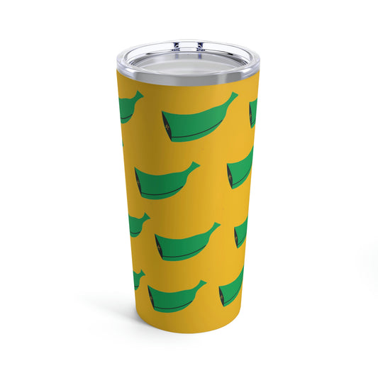Flavor's Green and Yellow Plantain Vacuum -Insulated Tumbler 20oz