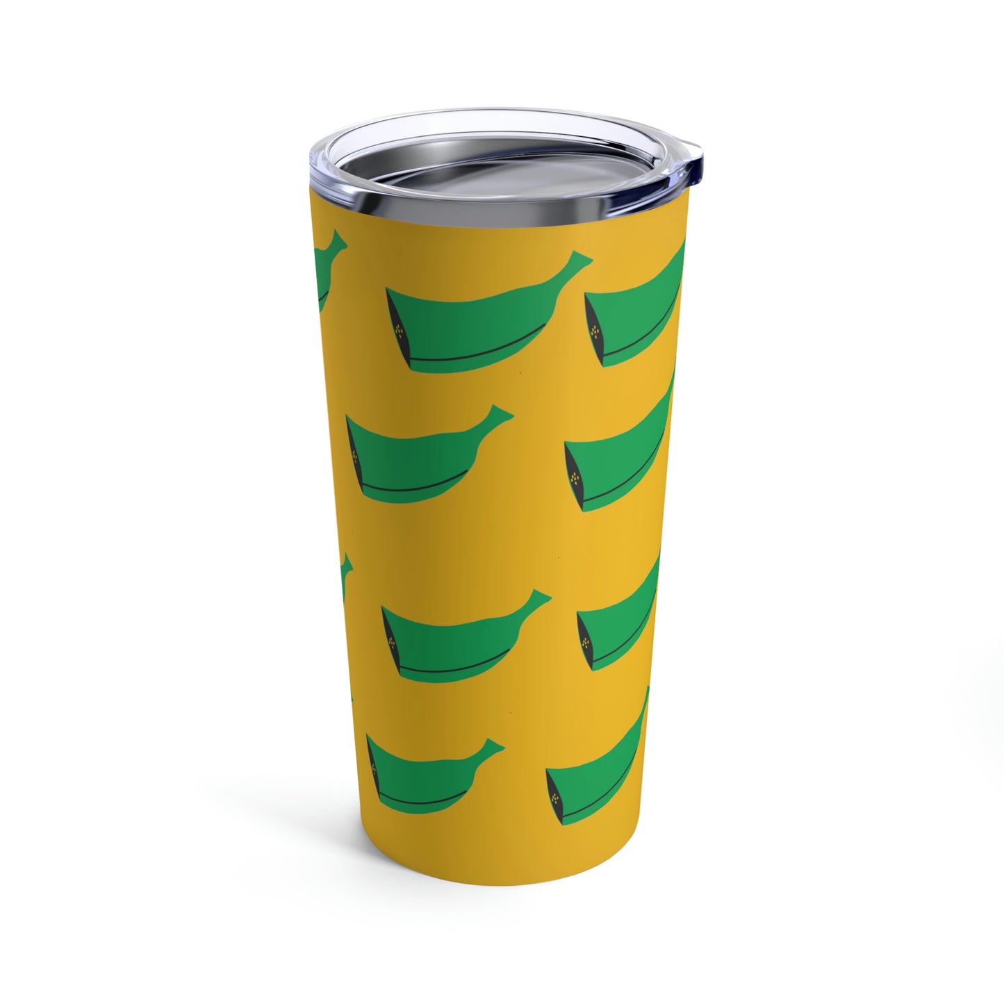 Flavor's Green and Yellow Plantain Vacuum -Insulated Tumbler 20oz